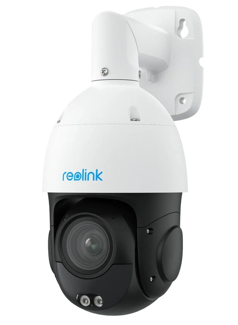 ريولينك كاميرا أمان خارجية P850 4K UHD PTZ PoE – زوم بصري 16X، دوران 360°، تتبع تلقائي، رؤية ليلية ملونة، كشف ذكي للبشر/المركبات، صوت ثنائي الاتجاه، نظام مراقبة CCTV IP66 - Image 1