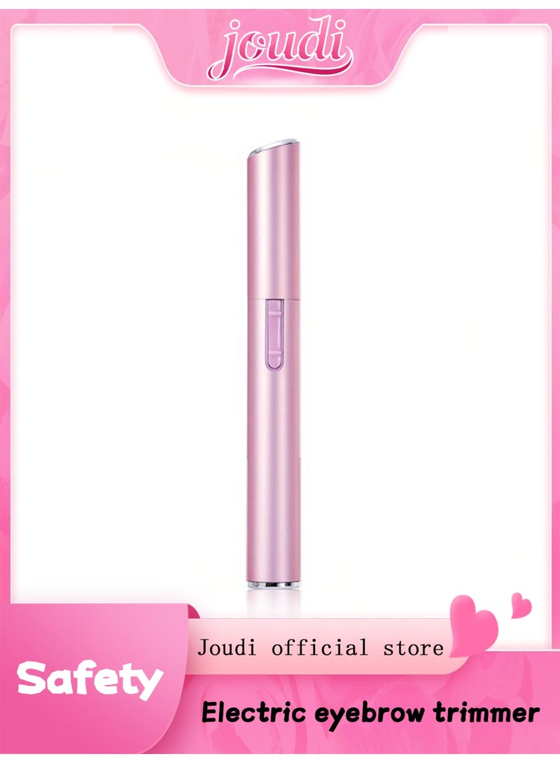Joudi Rechargeable Hair Trimmer for Women Men – Painless Facial and Eyebrow Hair Remover, Dual-Edge Blades, IPX7 Waterproof, Compact and Portable Electric Clipper - Image 1