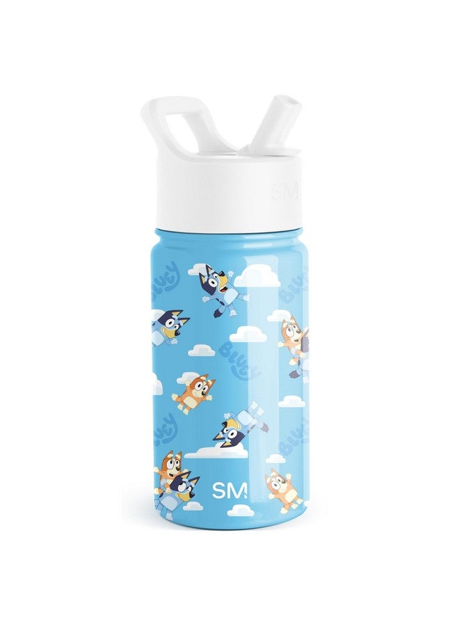 Simple Modern Kids Summit Water Bottle with Straw Lid | Bluey 14oz Stainless Steel Cup Insulated Tumbler for Toddlers, School | Bluey Sky - Image 1