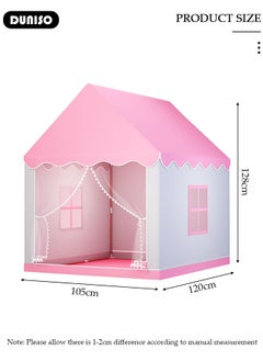 DUNISO Foldable Kids Play Tent, Kids Tent House Indoor with Windows,Washable Breathable Indoor Outdoor Play house, Easy to Set up and Stow Away Birthday Toy Ideal Gift for Girl & Boy in Holiday & Birthday  - Image 4