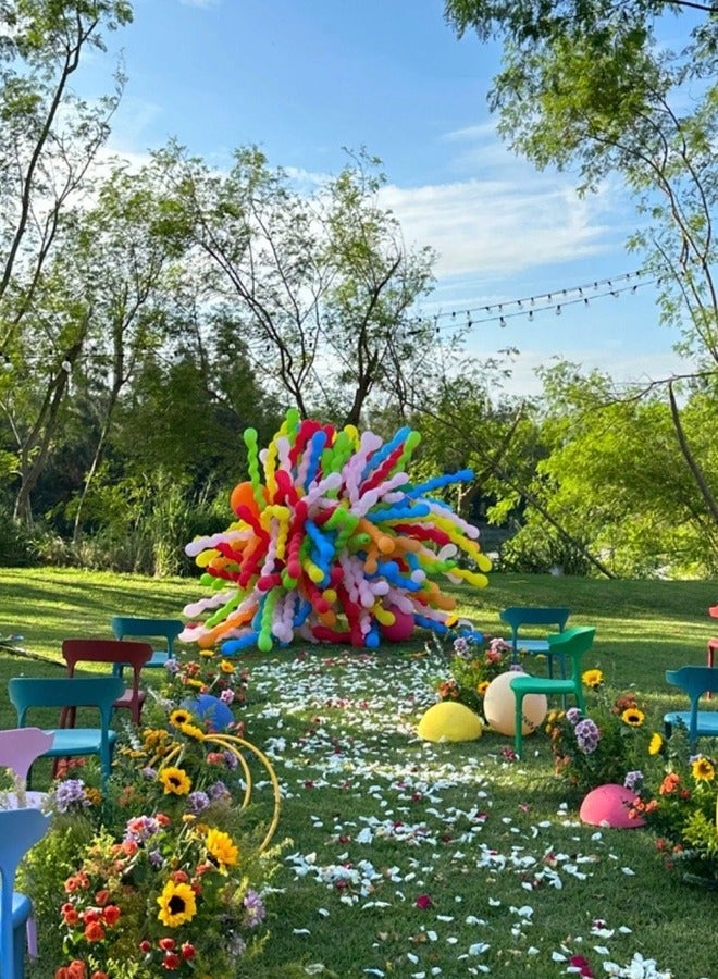 40 Inch Spiral Balloon Latex Twisted Long Balloon (100Pcs) - Image 2
