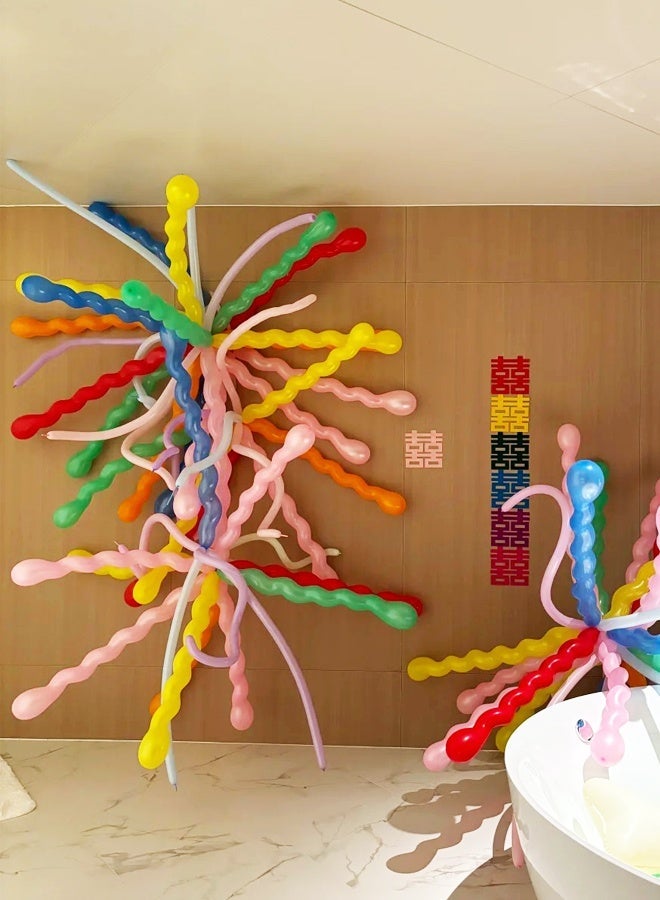 40 Inch Spiral Balloon Latex Twisted Long Balloon (100Pcs) - Image 4