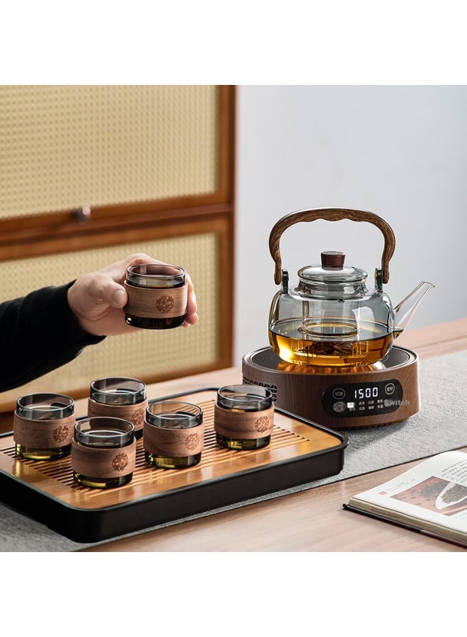 Yihutea New Tea Set Electric Ceramic Stove Glass Kettle Home Tea Brewing Pot Integrated Tea Stove - Image 2