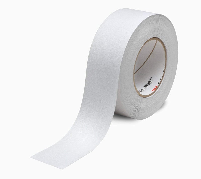 ZIVSA ZIVSA Heavy Duty AntiSkid Tape NonSlip Safety Friction Tape Reduce The Risk of Slipping for Home Commercial Industrial Use Stairs Ladders Bathroom Clear Grip Tape white 5CM X 5M  - Image 1