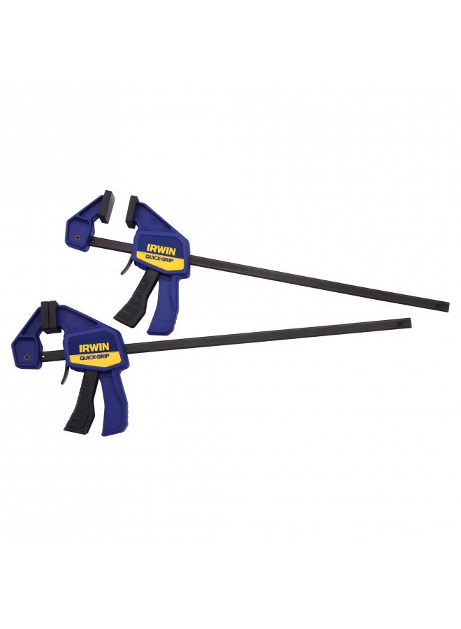 IRWINQUICK-GRIPOne-Handed Mini Bar Clamp 2 Pack, 12", 1964745 - Image 3