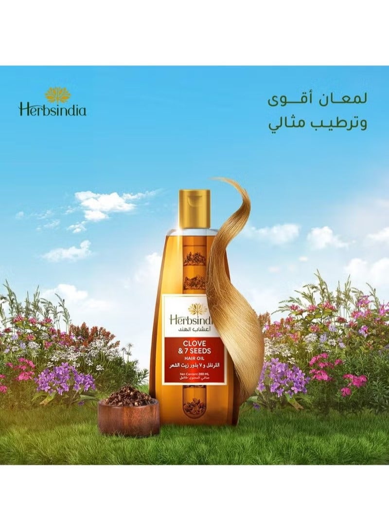 Herbsindia Clove& 7Seeds Hair Oil 180Ml - Image 2