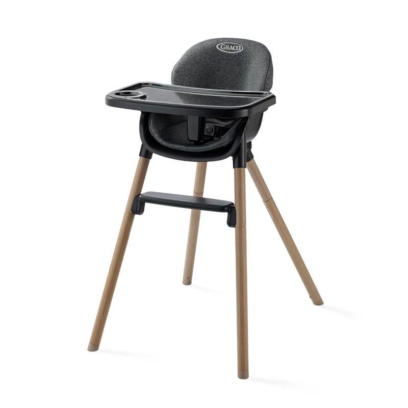 Graco Ready2Dine 4-in-1 Highchair, Portable High Chair with 4 Growing Stages, Foldable Baby High Chair, Toddler Feeding Seat, Youth Stool, and Big Kid Seat, Walker - Image 1