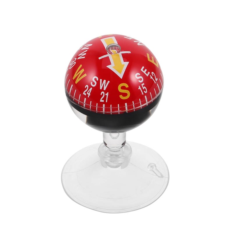 38mm Auto Compass with Suction Cup for Car Dashboard Marine Navigation Outdoor Hiking - Image 2