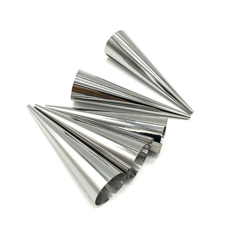 36pcs 430 Stainless Steel Croissants Mold DIY Cream Horn Moulds Spiral Baked Horn Cake Baking Mold Large Size ( ) - Image 5
