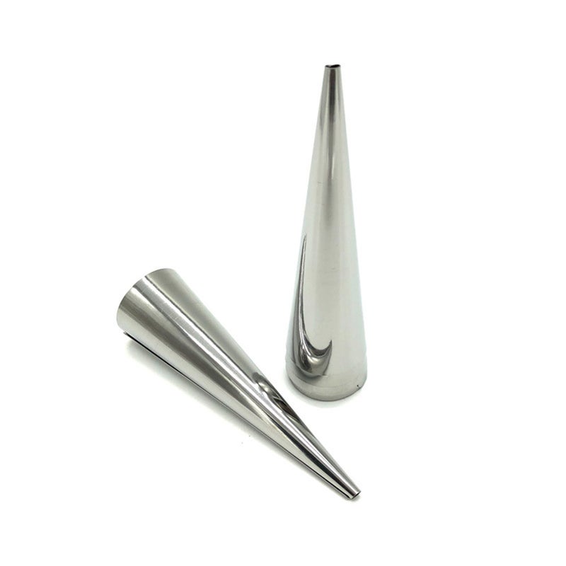 36pcs 430 Stainless Steel Croissants Mold DIY Cream Horn Moulds Spiral Baked Horn Cake Baking Mold Large Size ( ) - Image 4
