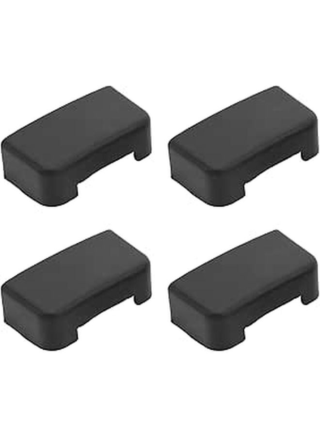 Rear Seat Slide Rail Plug Protector Cover 4PCS Durable Rubber 2017 2022 - Image 1
