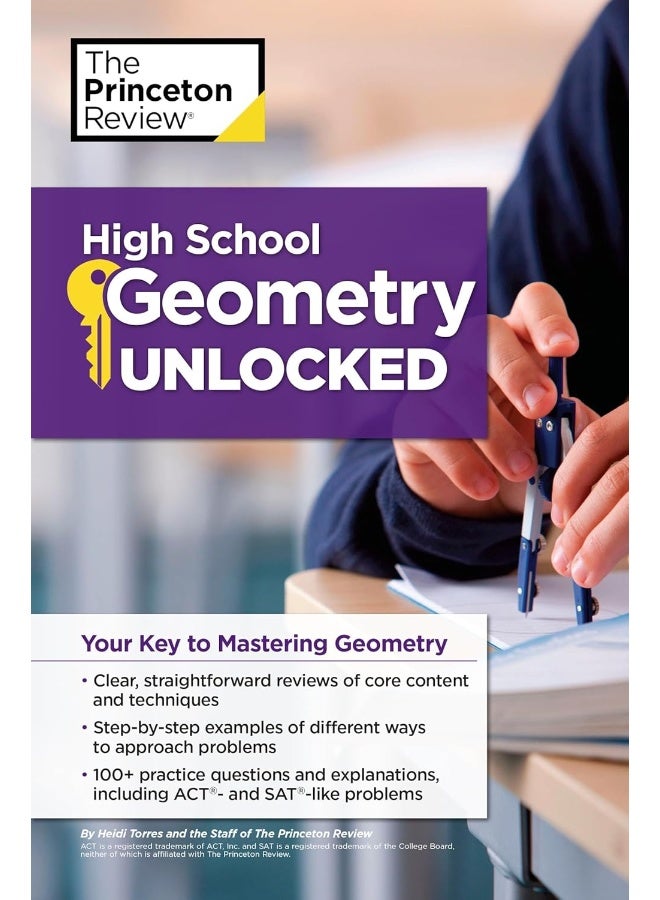 Princeton Review High School Geometry Unlocked: Your Key to Mastering Geometry - Image 1