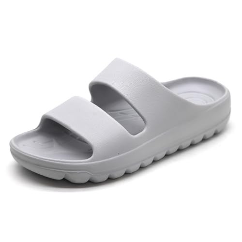 SVAAR Soft EVA Double Strap Slippers for Men | Stylish Anti-Skid Slides with Arch Support & Bouncy Sole | Lightweight Indoor Outdoor Comfort - Image 2
