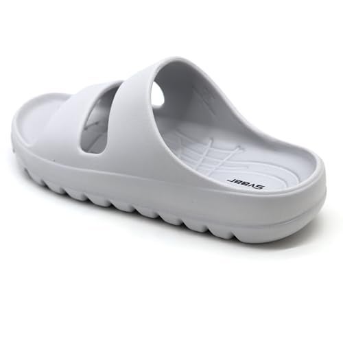 SVAAR Soft EVA Double Strap Slippers for Men | Stylish Anti-Skid Slides with Arch Support & Bouncy Sole | Lightweight Indoor Outdoor Comfort - Image 4