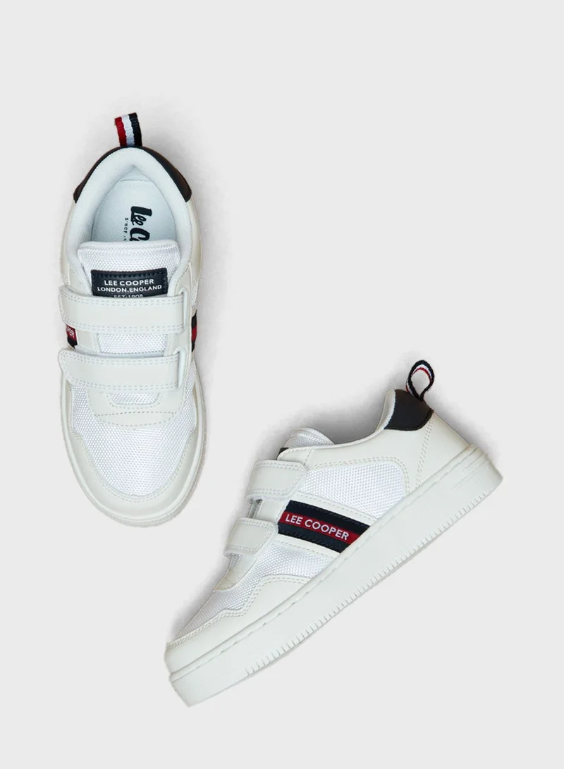 Lee Cooper Kids Double Strap Velcro Sneakers