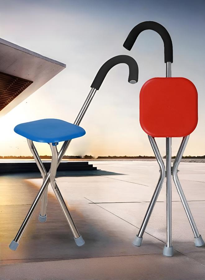 Portable Seat Cane for Seniors - Ideal for Hiking & Outdoor Adventures - Image 5