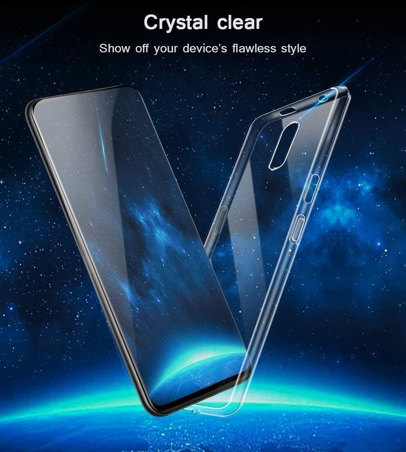 Nishtech for OnePlus 7 5G Premium Transparent Hybrid Soft Slim Dust Proof Back Case Cover with Camera Protection - Image 2