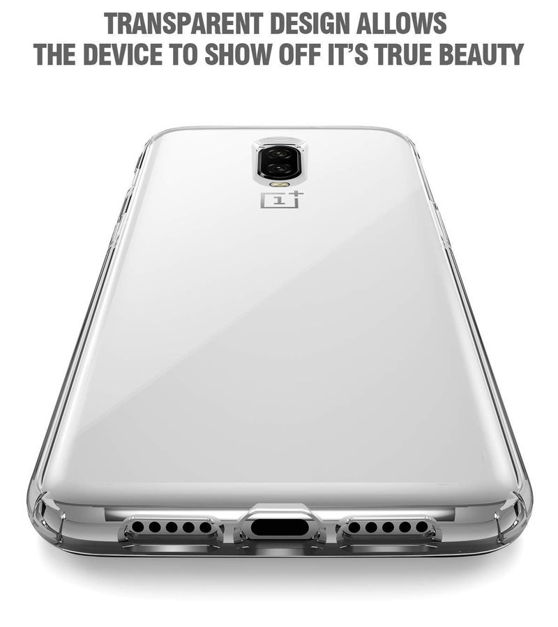 Nishtech for OnePlus 7 5G Premium Transparent Hybrid Soft Slim Dust Proof Back Case Cover with Camera Protection - Image 5