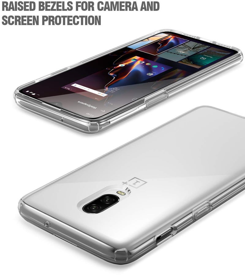 Nishtech for OnePlus 7 5G Premium Transparent Hybrid Soft Slim Dust Proof Back Case Cover with Camera Protection - Image 4