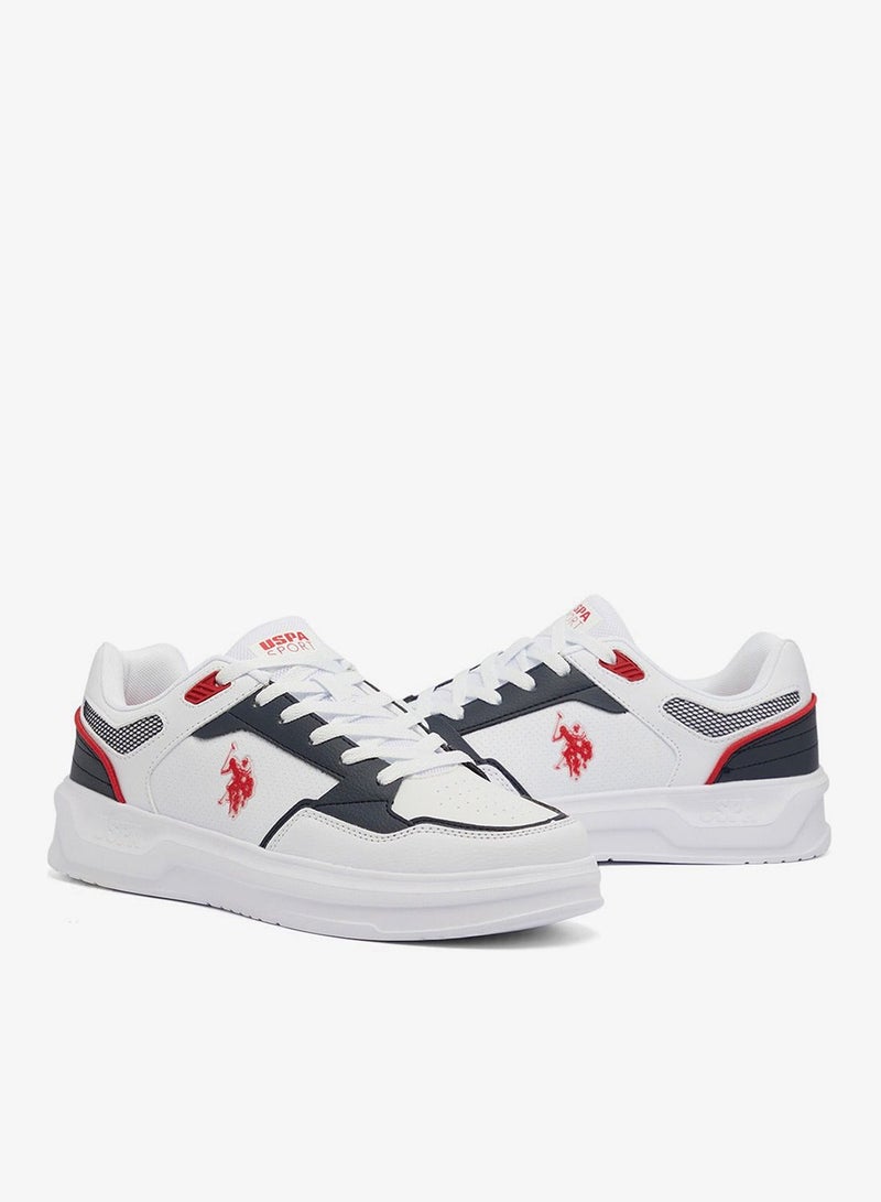 يو اس بولو اسن سنيكرز رجالي أبيض محدود الإصدار - خفيف وسريع، حلم عشاق الأقدام! - Image 3