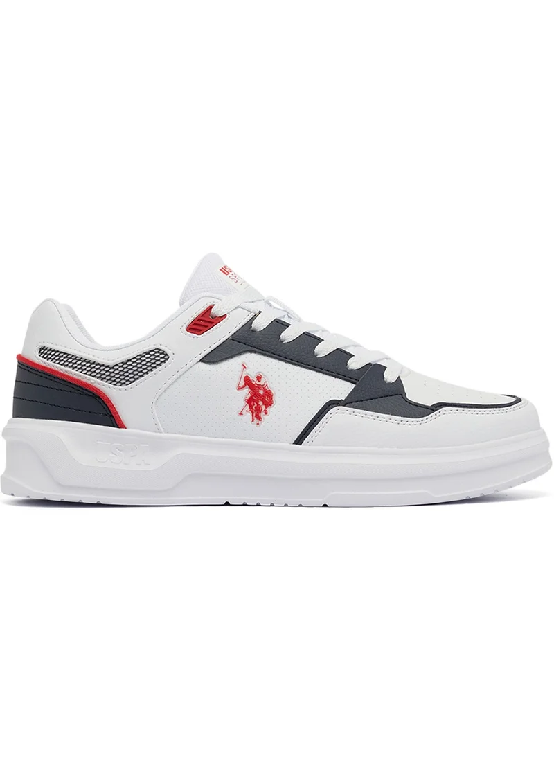 U.S. Polo Assn. Men's White Low-Top Limited Edition Sneakers – Super Light, Super Fast, A Dream for Every Feet Lover!