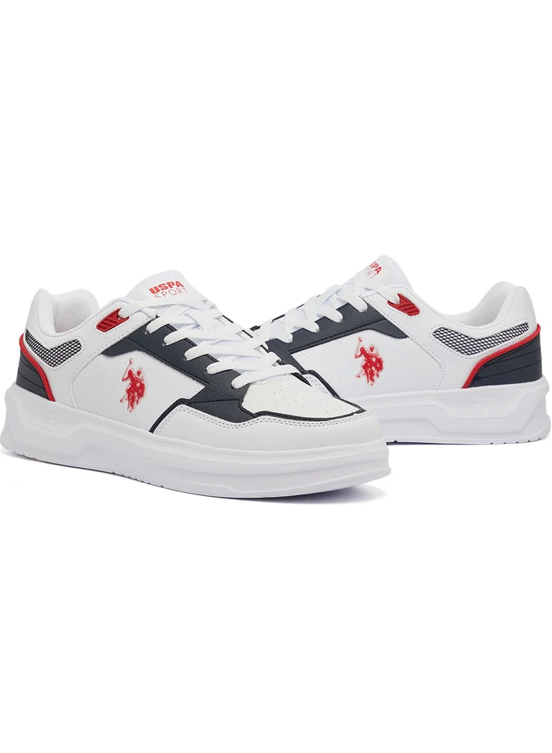 U.S. Polo Assn. Men's White Low-Top Limited Edition Sneakers – Super Light, Super Fast, A Dream for Every Feet Lover!