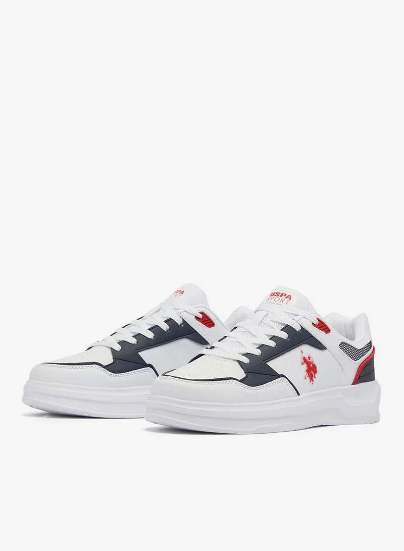 U.S. Polo Assn. White Men's White Low-Top Limited Edition Sneakers Shoes - Super Light, Super Fast, A Dream for Every Feet Lover! for Men | Best Price UAE