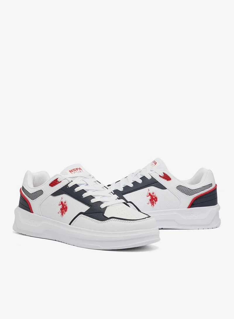 U.S. Polo Assn. White Men's White Low-Top Limited Edition Sneakers Shoes - Super Light, Super Fast, A Dream for Every Feet Lover! for Men | Best Price UAE
