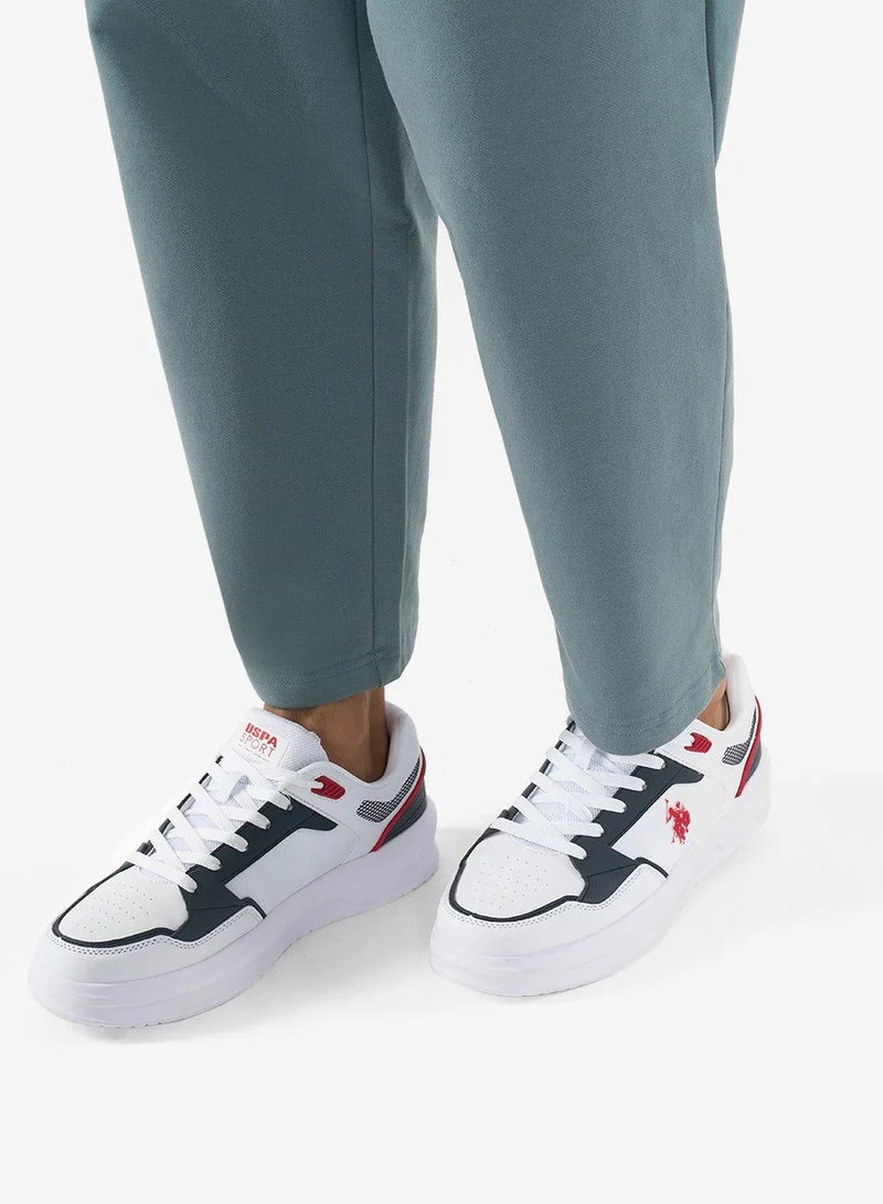 U.S. Polo Assn. White Men's White Low-Top Limited Edition Sneakers Shoes - Super Light, Super Fast, A Dream for Every Feet Lover! for Men | Best Price UAE