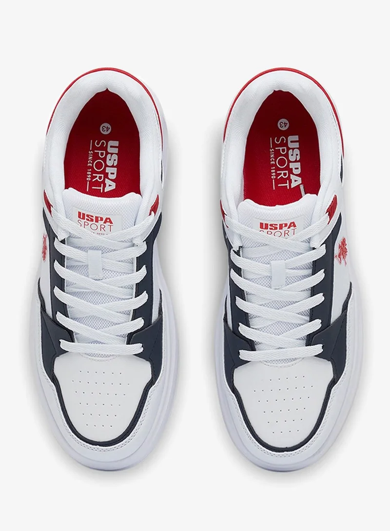 U.S. Polo Assn. White Men's White Low-Top Limited Edition Sneakers Shoes - Super Light, Super Fast, A Dream for Every Feet Lover! for Men | Best Price UAE