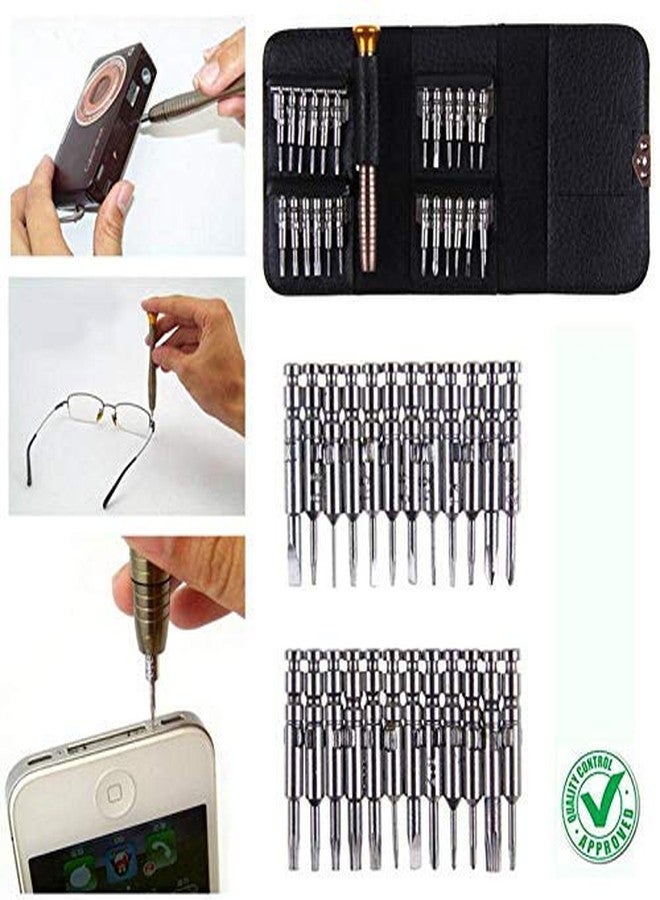 HYDERON 25-in-1 Precision Screwdriver Set – Multi-Pocket Repair Kit for Laptops, Mobile Phones, Spectacles, & Watches - Image 3