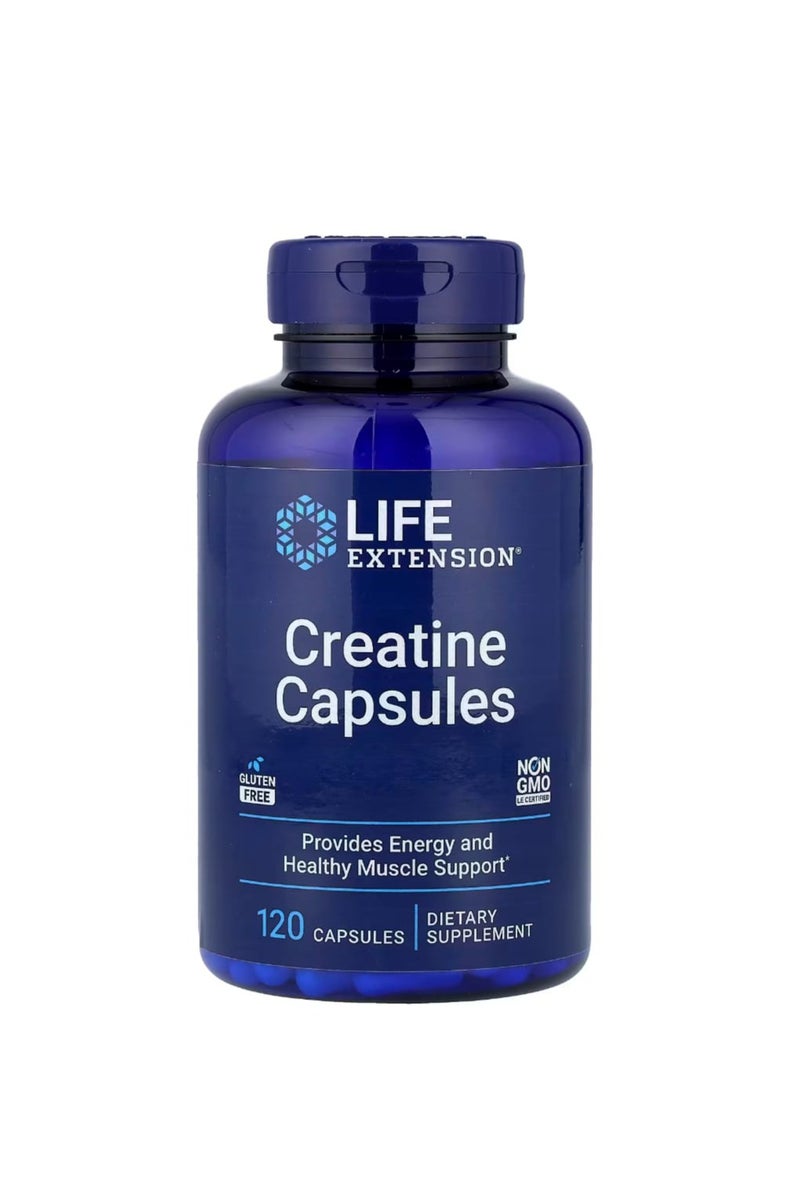Life Extension Creatine Capsules 120 Capsules - Image 1