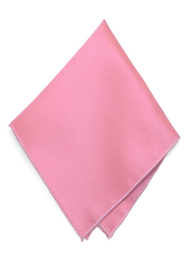 tiemart منديل جيب بلون وردي فاتح سادة من تيمارت، مقاس 11 بوصة × 11 بوصة - Image 1