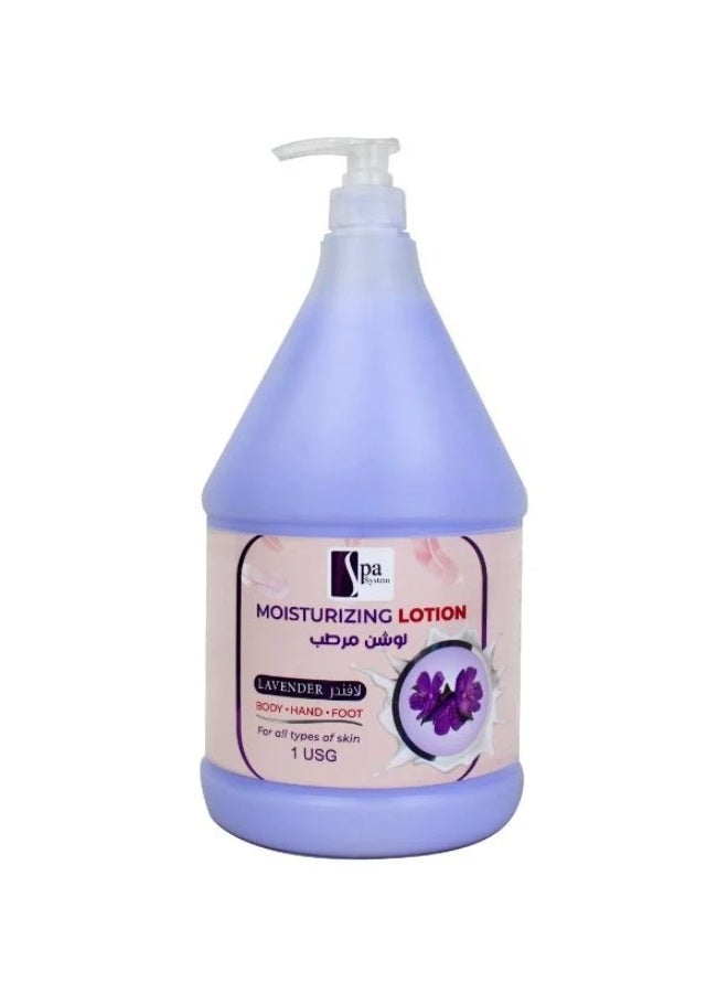 Spa System Lavender Moisturizing Lotion, Gallon