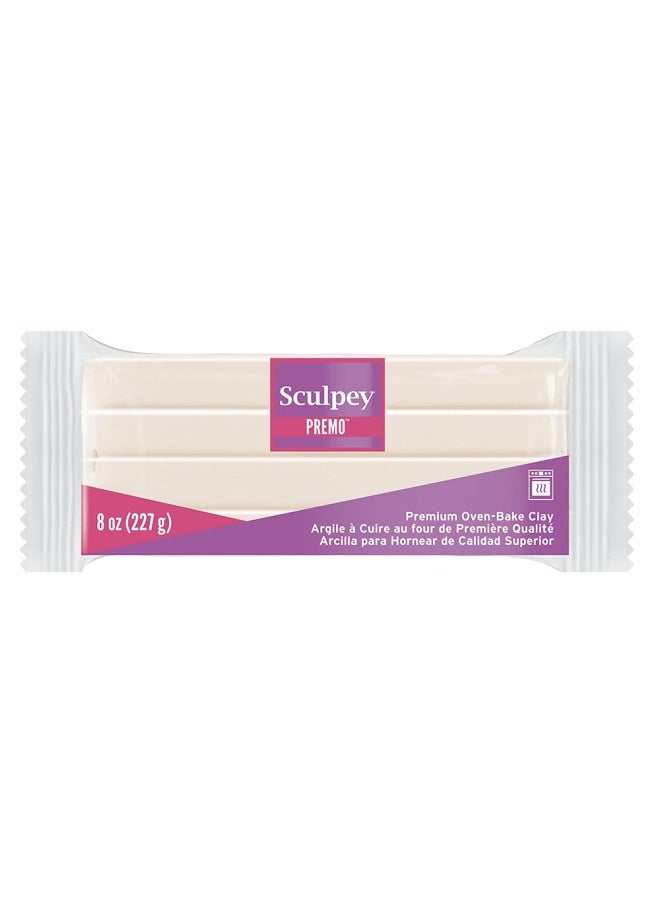 Polyform Sculpey Premo Polymer Oven-Bake Clay  Translucent  Non Toxic 8 Oz. Bar  Great For Jewelry Making  Holiday  Diy  Mixed Media And Home D Cor Projects. Premium Clay Great For Clayers And Artists.  - Image 1