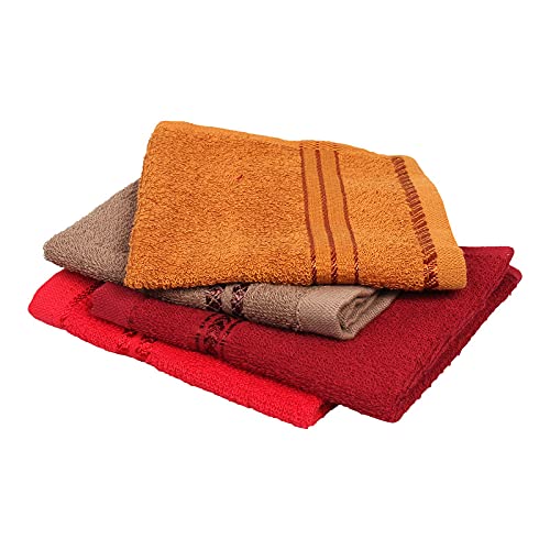 GRGRASP Thread That Bind Relations 100% Cotton Soft 300 GSM Face Towel Set of 24 pcs (Size 27 * 27Cm Small) Multi Color - Image 4