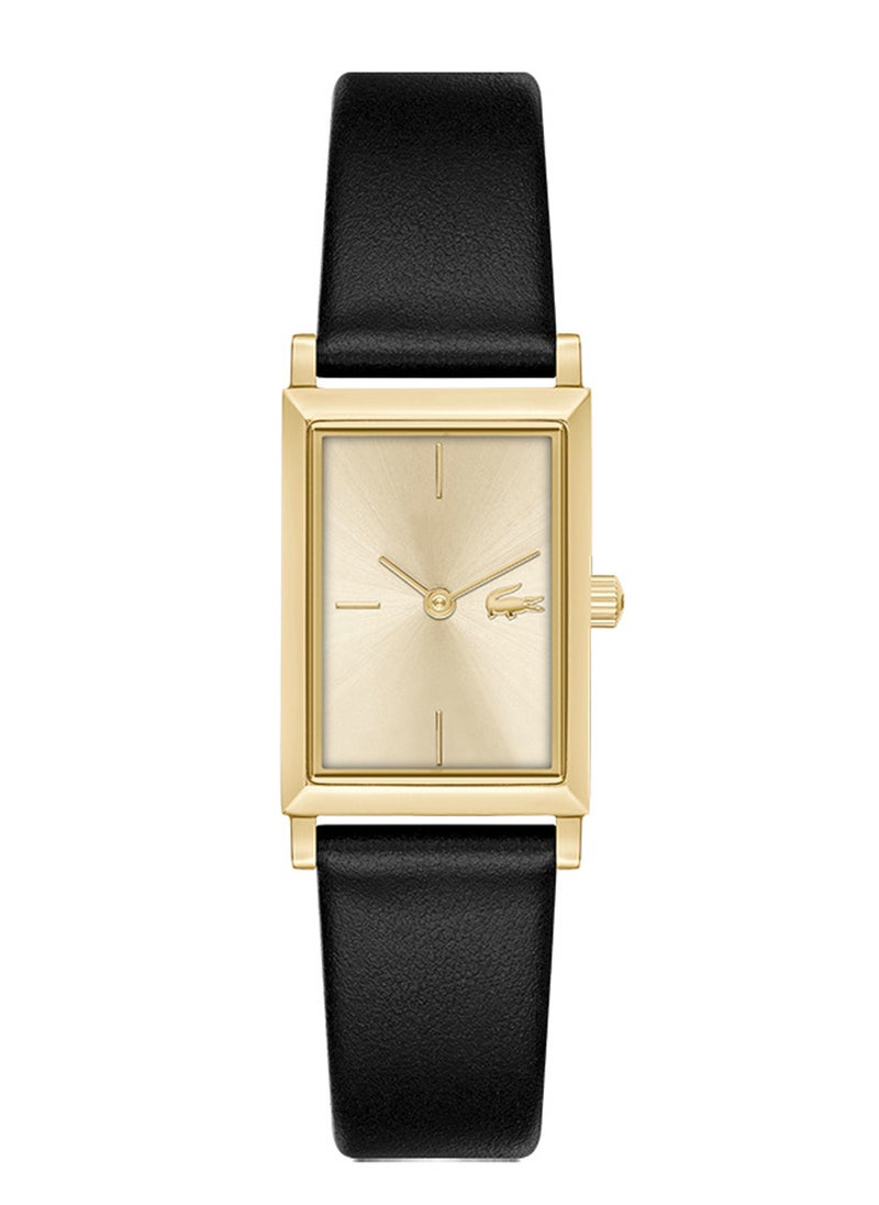 LACOSTE Women's Analog Rectangle Shape Leather Wrist Watch 2001313 - 20.7 Mm  - Image 1