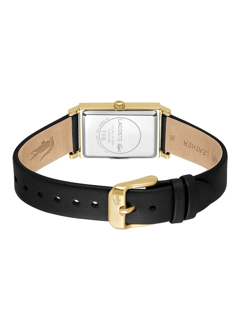 LACOSTE Women's Analog Rectangle Shape Leather Wrist Watch 2001313 - 20.7 Mm  - Image 3