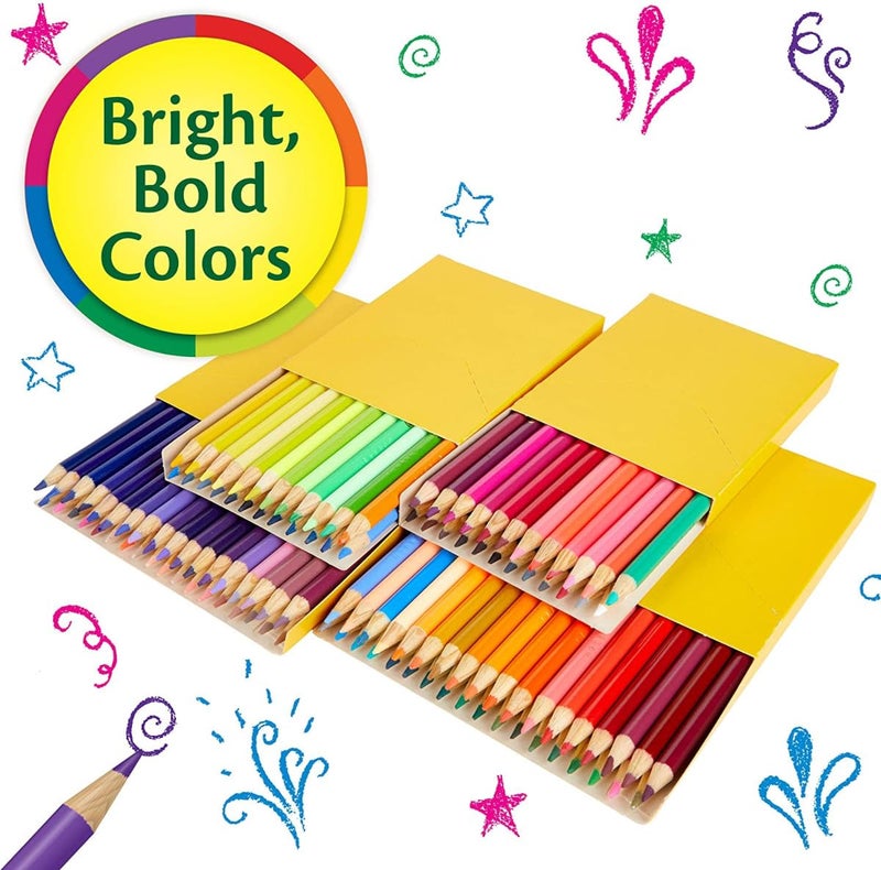 Crayola Colored Pencils Set (120ct), Coloring Book Pencils, Kids Art Supplies, Bulk Colored Pencils, Presharpened, Ages 3+ - Image 3