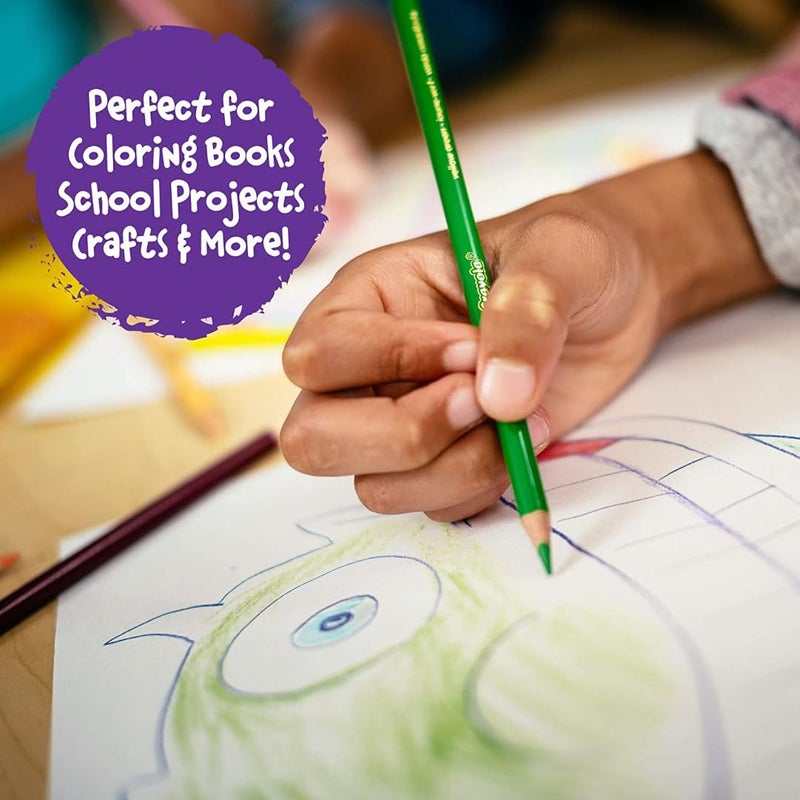 Crayola Colored Pencils Set (120ct), Coloring Book Pencils, Kids Art Supplies, Bulk Colored Pencils, Presharpened, Ages 3+ - Image 5