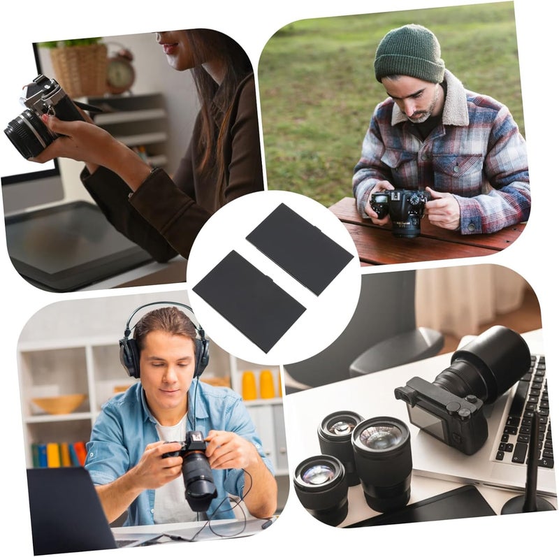 Memory Card Storage Case Holder for Secure Cards 2pcs, Portable Black Hard Shell Photo Memory Holder, Protective Organizer for Photography Accessories - Image 3