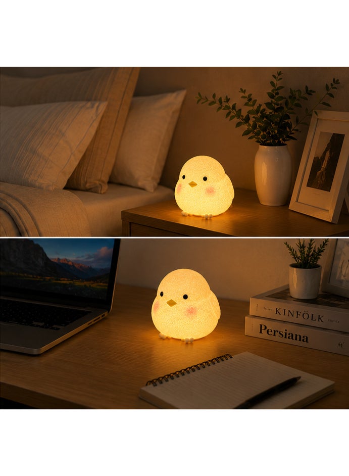 Cute Bird Night Light – Battery Powered Warm LED Lamp for Bedroom, Nursery, Desk & Home Decor - Image 3