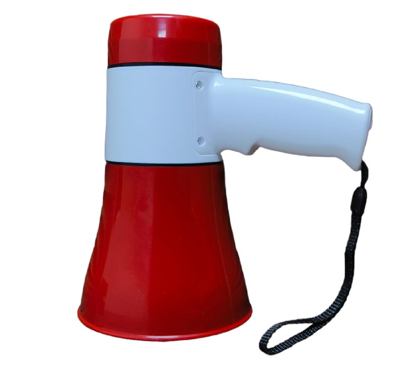 kh Megaphone Speaker Lightweight Bullhorn - Adjustable Volume Control and 500 Meter Range 30 watts Handheld Megaphone with Recorder, USB and Memory Card - Image 3