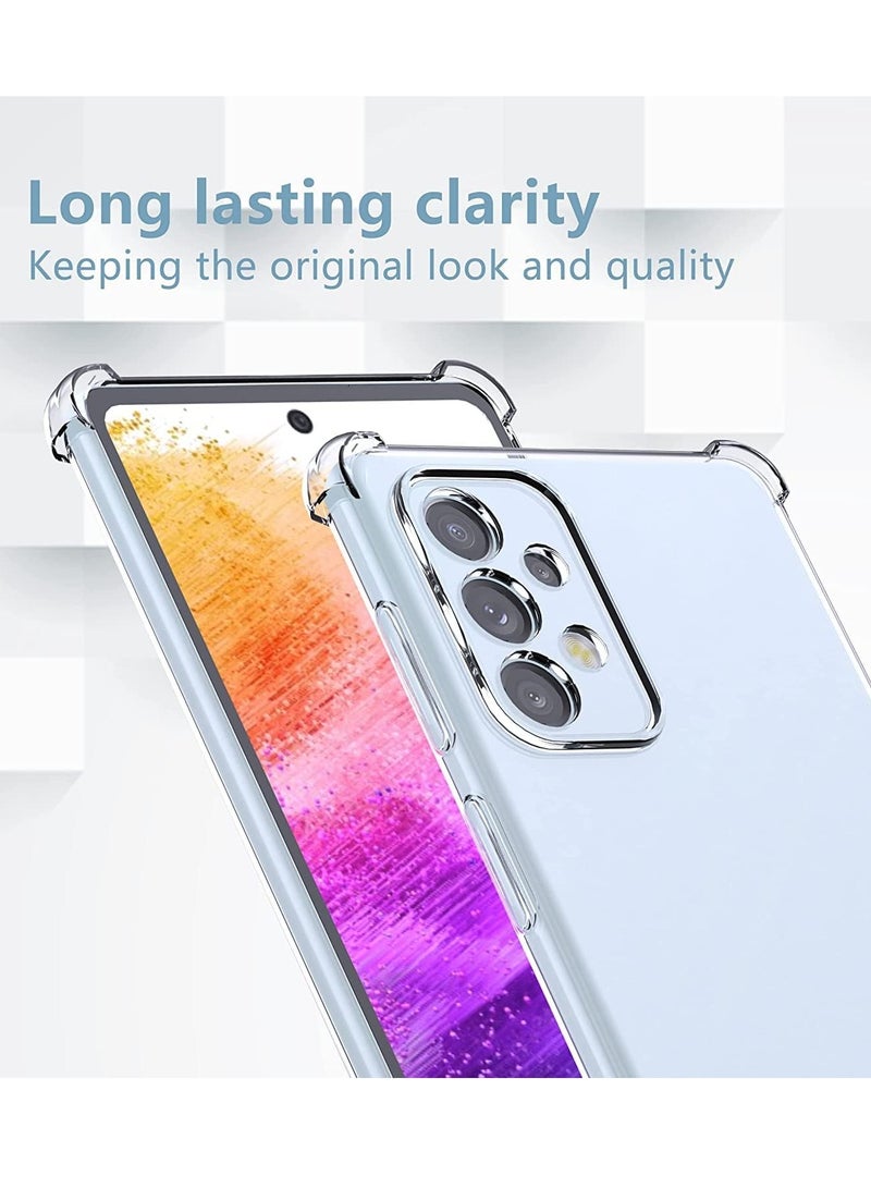 ten.tech Ten Tech Transparent cover with anti-shock corners made of heat-resistant polyurethane for Samsung A72 – Transparent - Image 1