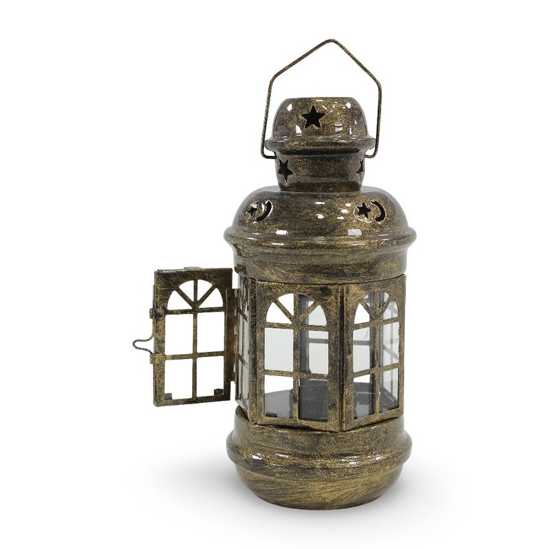 أوكو فانوس معدن – رمضان Decorative – أصفر Copper - Image 3