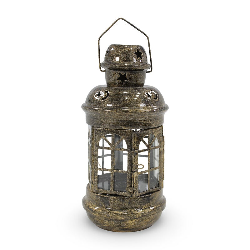 أوكو فانوس معدن – رمضان Decorative – أصفر Copper - Image 1
