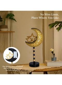 VUCATIN Ramadan Star Moon Lights Ramadan Decorations for Home Stake Lights Signs Garden Pathway Lights for Home Garden Patio Yard Lawn Decor Ramadan Decorations Tabletop  - Image 5