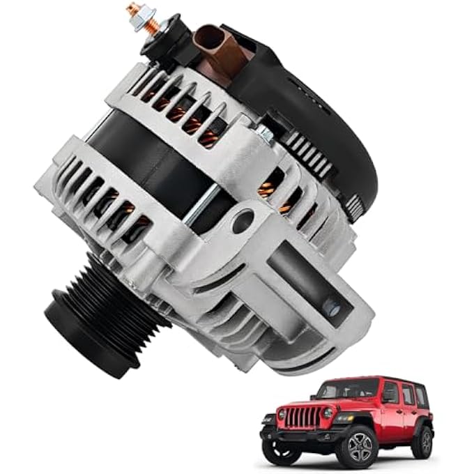 HonHuCo 56029809AA 12V Alternator 240A Compatible with Jeep Wrangler Unlimited Sport 2019-2023 2.0L - Image 1