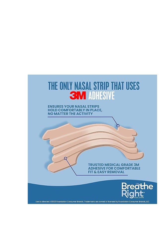 Breathe Right Nasal Strips Extra Strength Help Stop Snoring Solution And Instant Nasal Congestion Relief- 26 Count - Image 5