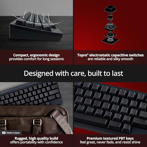 HHKB - لوحة مفاتيح هاكينغ السعيدة الاحترافية الكلاسيكية (سلكية، USB-C، ماك، ويندوز، بيضاء، مطبوعة) مع ضمان استبدال متقدم لمدة 2 سنة - Image 3